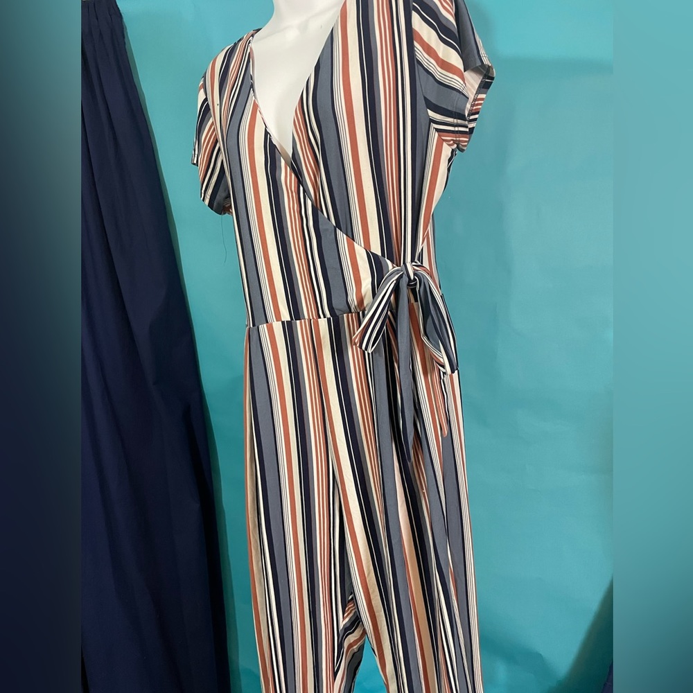 Striped jumpsuit